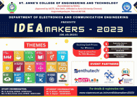 IDEAMAKERS 2023 Idea Presentation Event Poster